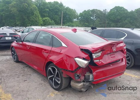 2019 Honda Accord Sport из США, поврежденный, VIN 1HGCV1F33KA073867